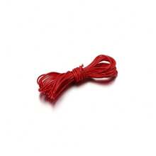 10m/Lot 26 Color Leather Line Waxed Cord Thread String Strap Necklace Rope For Jewelry Making DIY Bracelet Supplies - Red - View 9