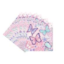 1set/40pcs Butterfly Themed Party Supplies, Including 10pcs 7-Inch Paper Plates, 10pcs 9-Inch Paper Plates, 20pcs 13-Inch Napkins And Disposable Cutlery Set - Multicolor - View 9