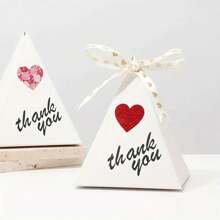 500入組情人節禮物包裝生日派對婚禮裝飾可愛貼紙手帳貼紙1英寸文具貼紙心形貼紙 - 彩色 - 查看 8