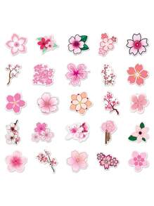 50 cái Hoa anh đào Viết tháu Cá nhân hóa Hình dán Đối với DIY Trà sữa trân châu Cúp , Bình nước , Hành lý , Không thấm nước , Thiết kế - Hình dán hoa anh đào - Xem 1