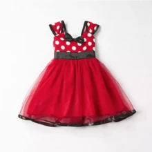 Young Girls Dresses - 紅色 - 查看 2