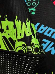 1pc Personalized Pattern Polyester Fiber Material Carpet, Easy To Clean & Wash, Suitable For Living Room Or Bedroom Or Computer Desk Decoration - Multicolor - View 6