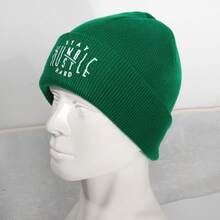 1pc Men'S Knitted Hat With Stay Letters Print, Warm Winter Korean Style Casual Outdoor Ear Protection Windproof Beanie, Unisex - Multicolor - View 4