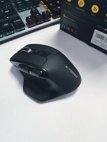 EMXAM 1只雙模式6按鍵遊戲無線滑鼠 - 黑色 - 查看 4