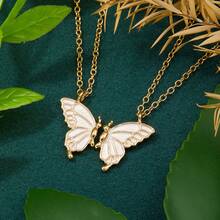 2 件組甜美蝴蝶設計吊墜項鍊,送給女性好朋友的理想生日或畢業禮物 - 蝴蝶項鍊 - 查看 6