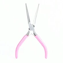 Bộ Kìm trang sức tự làm 1-3 chiếc, bao gồm Kìm mũi dài, Kìm mũi tròn, Kìm mũi cong, Máy cắt dây, Dây đính cườm làm đồ trang sức, Bộ 3 chiếc Kìm màu xanh và Bộ 3 chiếc Kìm màu hồng, Kìm hàm nylon, 6 Kìm vòng dây dạng bậc, Kìm mũi lõm và tròn, Kìm mũi xích uốn cong, Kìm cắt bên, Thích hợp để làm và sửa chữa đồ trang sức, Bộ công cụ dành cho người mới bắt đầu tự làm cho người lớn và trẻ em (Kìm có dầu chống rỉ trên bề mặt, và Màu sắc của tay cầm kìm có thể thay đổi theo từng đợt hàng khác nhau). - Hồng - Xem 21