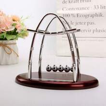 1 件橢圓帆形牛頓搖籃、桌上玩具,適合家居和辦公室裝飾 - 彩色 - 查看 7