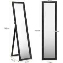 Floor & Full Length Mirrors - Black - View 4