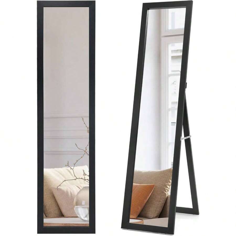 Floor & Full Length Mirrors - Black - View 1