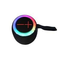 Portable Bluetooth Speaker Usb Sd Fm Rgb Wireless Speaker - Black - View 6