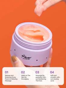 Rever 15g甜橙提取物卸妝霜,快速乳化,無殘留,溫和不刺激,適合旅行攜帶,溫柔清潔 - Travel Size - 查看 4