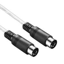 HIFING USB To MIDI Cable Converter 2 In 1 PC To Synthesizer Music Studio Keyboard Interface Wire Plug Controller Adapter Cord 16 Channels Supports Computer Laptop Windows And - Silver - View 8