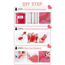 1入組完整萬花筒diy鑽石畫雛菊家居裝飾鑽石馬賽克花卉壁畫 - 彩色 - 查看 5