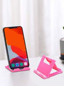 Soporte de escritorio portátil para teléfono, soporte universal de escritorio apto para todos los teléfonos inteligentes y tabletas - Rosa - Ver 1