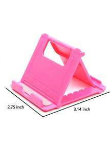 Soporte de escritorio portátil para teléfono, soporte universal de escritorio apto para todos los teléfonos inteligentes y tabletas - Rosa - Ver 3