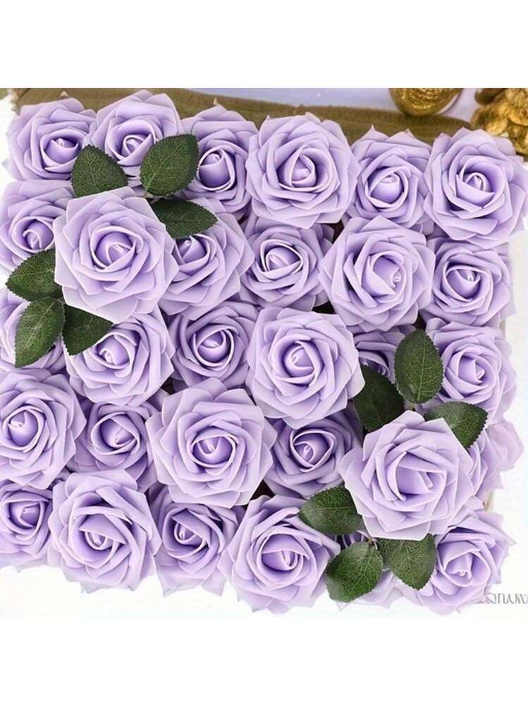Laelfe 12 Pcs Rose Finte per Decorazioni, Bouquet Fiori Finti di Rosa con Steli Lunghi, Rose Artificiale per Composizioni di Nozze Casa Giardino Partito Decorazioni Floreali (Rosa Pallido