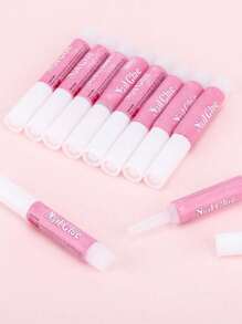 5支装指甲胶水 - 超强粘合，瞬间粘合，持久耐用，方便携带，2克/支 - 無色 - 查看 2