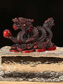 2入組漢風風格仿古青銅色裝飾人物雕像,1入金色 - 彩色 - 查看 6