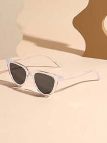 1 件女士超大时尚眼镜，夏季必备品，非常适合驾驶，大镜框打造更纤细的外观，非常适合日常生活和户外旅行配件 - 彩色 - 查看 15