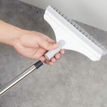 1入組地板清潔刷，兩用硅膠刷適用於磁磚和地板擦洗，縫隙清潔和污漬去除 - 白色 - 查看 3