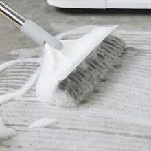 1入組地板清潔刷，兩用硅膠刷適用於磁磚和地板擦洗，縫隙清潔和污漬去除 - 白色 - 查看 5