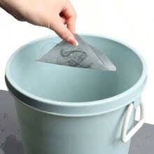10 Piezas Cubierta De Drenaje De Malla Autoadhesiva Con Patrón De Rejilla Para Prevenir Que Las Cucarachas Y Los Pequeños Insectos Voladores Obstruyan El Alcantarillado De La Cocina Y El Baño - Pegatina de drenaje de piso de rejilla Tianzi 10 piezas - Ver 6