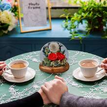 1pc Eternal Rose Glass Dome Ball As Valentine's Day Gift For Family And Friends - Red - View 6