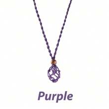 1PC Crystal Stone Holder Mesh Pocket Cage Pendant Necklace
