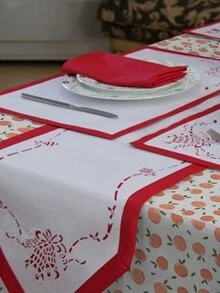 1pc Waterproof Nordic Style Ins Rectangular Tablecloth With Floral Print, For Home & Picnic & Coffee Table - BDK-z7078 - View 3