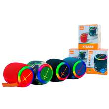 Portable Bluetooth Speaker Usb Sd Fm Rgb Wireless Speaker - Red - View 7