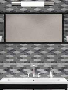 HEYAT Subway Wall Stickers 3d Brick Vinyl Wallpaper Bathroom Kitchen Backsplash Decals 1pc