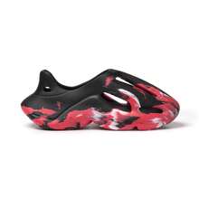 Men's Coconut Breathable Clogs For Summer Outdoor Beach Sports, Anti-Slip And Hollow Toe For Cool Feeling - Red - View 9