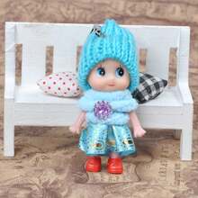 3pcs Random Cute Mini Doll Pendant Clown & Confused Doll Toy - Multicolor - View 4