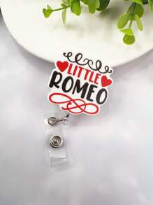 1pc Cute English Letter Lanyard For Work Id Card, Nurse Badge, Bus Pass, Keychain - Multicolor - View 4