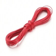 10 米/批 26 色皮革线蜡线线绳项链绳适用于珠宝制作 DIY 手链用品 - 玫瑰紅 - 查看 13