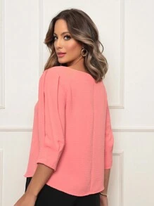 Women T-Shirts - Màu hồng gỉ - Xem 3