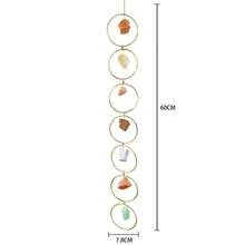 天然水晶七輪寶石牆壁房間裝飾原石吊墜生命樹冥想裝飾掛飾療癒靈氣瑜伽石靈性能量家居裝飾禮品 - 1pc - 查看 5