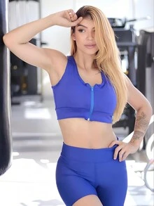 Women Sports Tees & Tanks - azul real - Ver 3