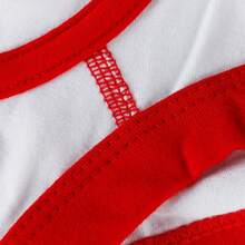 4入組男款彩色方塊印花心形和字母圖案短褲,捲邊設計 - 白色 - 查看 5