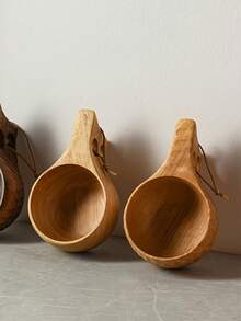 1 件裝 200 毫升橡膠木龜殼圖案象鼻杯 - 棕色 - 查看 9