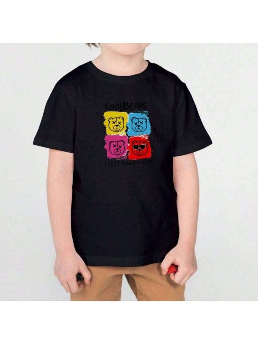 Tween Boys Shirts - 黑色 - 查看 1
