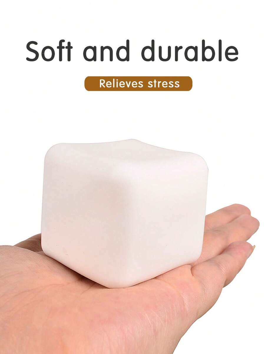 Slow Rebound Tofu Stress Relief Toy Kneading Squishy Plush Cornstarch