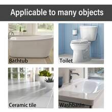 瓷磚修復劑去除空桶修復瓷磚背膠快速乾燥瓷磚修復膏ab組合-2瓶 - 白色 - 查看 3
