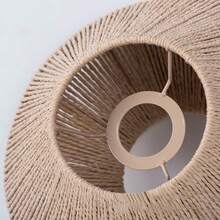 1pc Use This Rattan-Like Woven Lampshade To Add A Natural Beauty To Your Home! - Multicolor - View 4