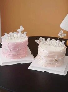 1 件珍珠边鱼尾网花丝带蝴蝶结发夹，生日礼物，手工 DIY，波浪缎带情人节 - 米色 - 查看 7