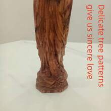 Exquisitely Carved Household Decoration, Beloved Virgin Mary Brings Peace To Your Heart - Redwood - View 3