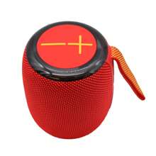 Portable Bluetooth Speaker Usb Sd Fm Rgb Wireless Speaker - Red - View 2