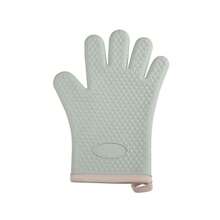 1只矽膠隔熱手套,耐高溫、防滑、加厚適用於烘焙和廚房使用 - 綠色 - 查看 2