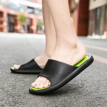 Men's & Women's Slippers Brand Unisex Indoor Outdoor Eva Slippers Non-Slip Sandals Couple Slippers - Green - View 6