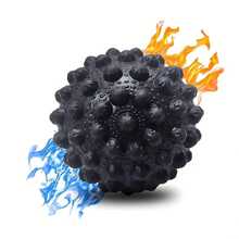 1個健身瑜伽筋膜球足底按摩球,肌肉放鬆足底按摩球,緩解頸肩壓力,情人節禮物,新年禮物,顏色隨機。